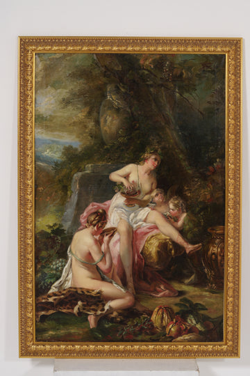 Bacchanal: Early 20th Century School, Oil on Canvas 162x107 cm