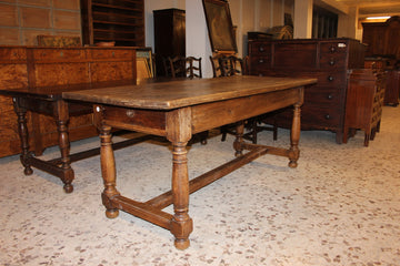 French Rectangular Rustic Table from the 1800s