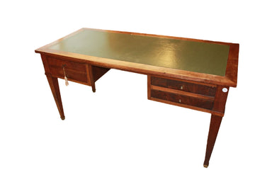 Scrivania Stile Impero di inizio 1900 in legno di Mogano con cassetti