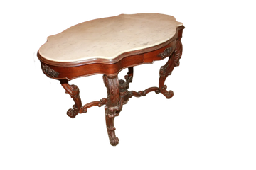 Italian Neapolitan Table from the Mid-1800s, Louis Philippe Style