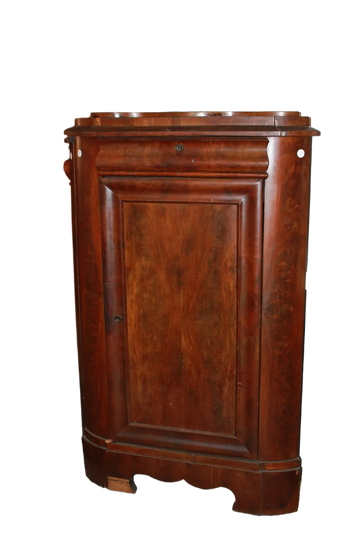 Coppia di Angoliere In Mogano Stile Biedermeier Nord Europa