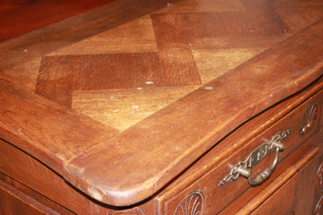 Grande Credenza Provenzale di fine 1800 a 3 Porte in Legno di rovere