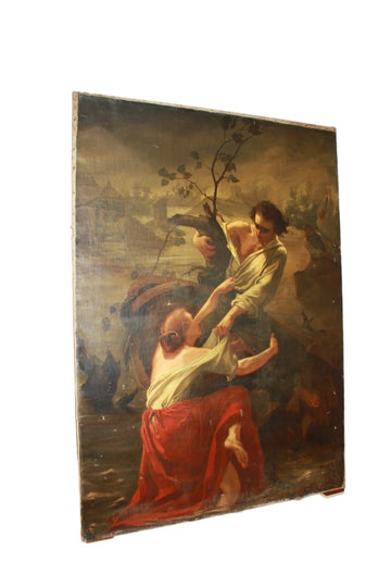 Großes Französisches Ölgemälde von Charles de Fontenay | 179x256 cm