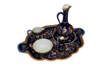 French Ceramic Tableware Set | Early 20th Century | 6 Pieces