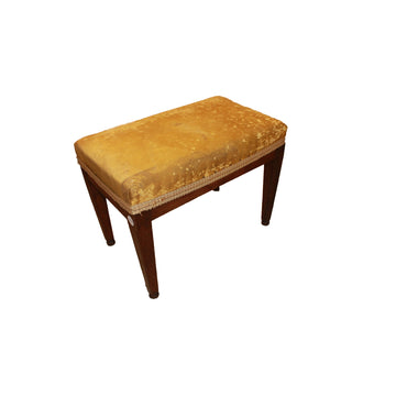 Pouf français en noyer – XIXe siècle
