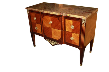 Französischer Louis XVI Kommode aus der zweiten Hälfte des 19. Jahrhunderts aus Rosenholz