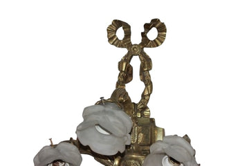 2 Applique di fine 1800 in bronzo stile Luigi XVI