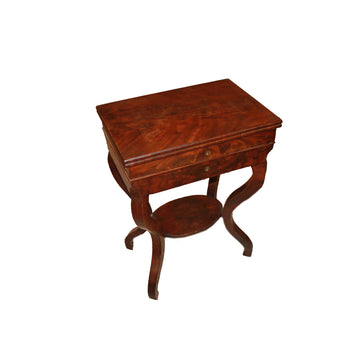 French Directory Style Dressing Table in Mahogany – 19th Century