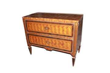 Cassettone italiano del 1700 stile Luigi XVI in legno di bois de rose
