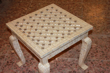 Mid-20th century mother-of-pearl coffee table