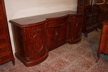 Large English Victorian style sideboard from the 1800s in mahogany