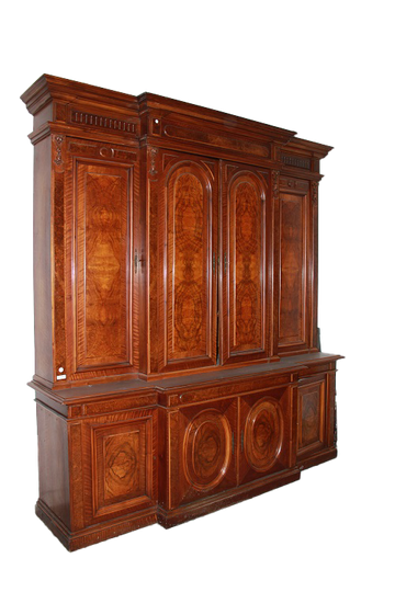 Grande Credenza doppio corpo Francese stile Luigi Filippo della prima metà del 1800