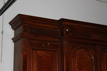 Large French Louis Philippe style double Cupboard from the first half of the 19th century