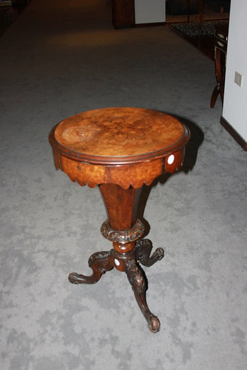 English Victorian style work table from the second half of the 19th century