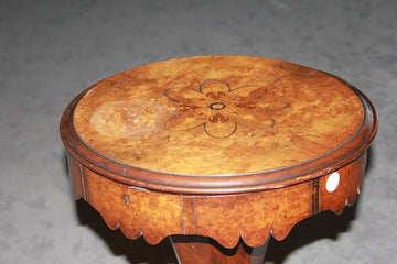 English Victorian style work table from the second half of the 19th century