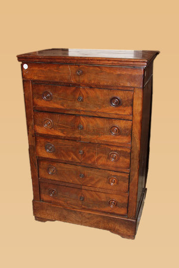 Small French chest of drawers from the second half of the 19th century, Louis Philippe style