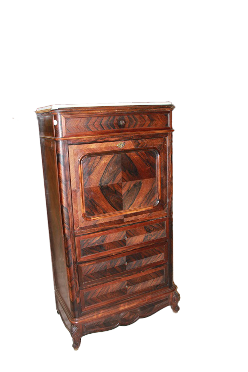 Commode Secrétaire époque Louis-Philippe en noy Commode Secrétaire époque Louis-Philippe en noy
