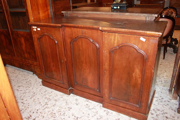 Servant Sideboard English Victorian from 1800 in mahogany wood