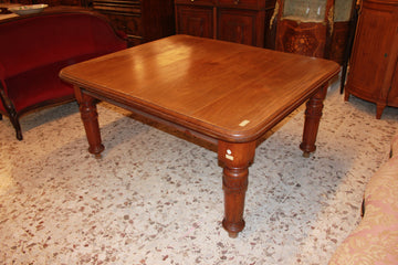 Victorian extendable table in mahogany wood from the 1800s