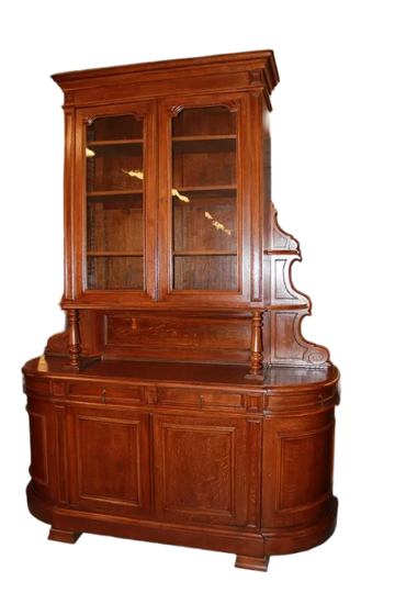 Grande Enfilade Française du XIXe Siècle en Chêne Style Louis Philippe