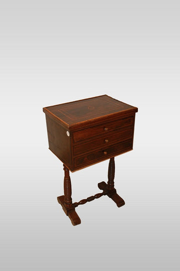 French Charles X style Dressing Table from the 1800s in rosewood