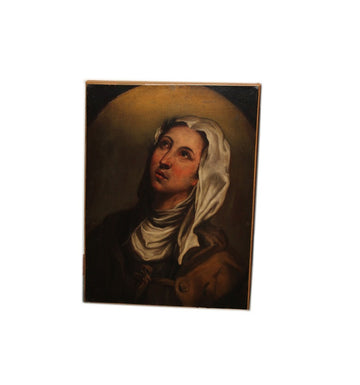 Olio su tela italiano di 1800 ispirato a Federico Barocci (1535 - 1612)