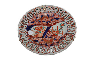 Pair of Japanese Imari plates from the late 1800s