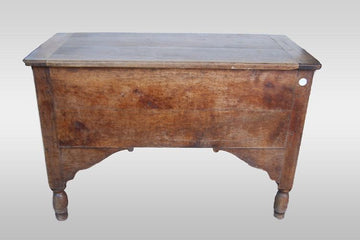 Antica madia rustica francese del 1800 in legno di noce