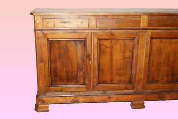 Large French cherry empire sideboard from the 1800s