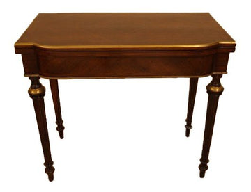 Antico tavolino da gioco consolle francese del 1800 stile Luigi XVI