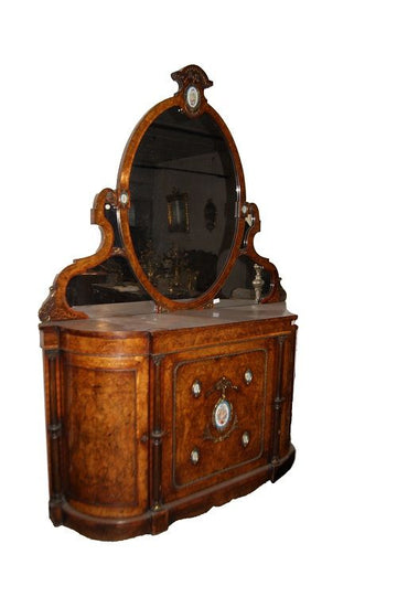Antico servante Luigi XVI con specchio porcellana sevres 1800