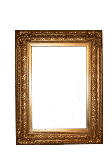 Large French gilded gold leaf frame