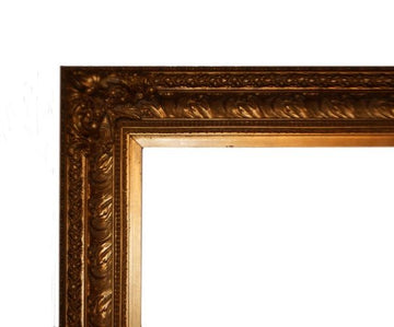 Large French gilded gold leaf frame