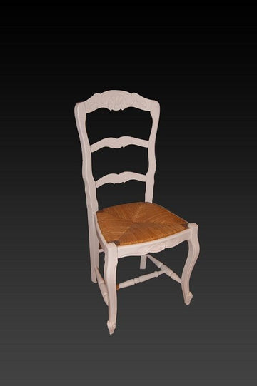 Gruppo di 6 sedie francesi stile Provenzale decapate