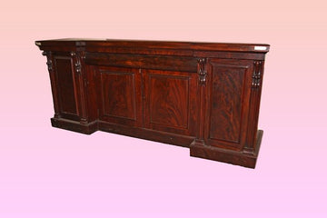 Grande Servante credenza inglese in mogano stile Vittoriano del 1800