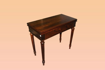 Antico tavolino da gioco consolle Luigi XVI del 1800 francese