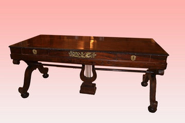19th century Charles X style desk in rosewood