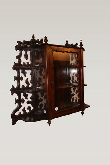 Hanging display cabinet from the 19th century