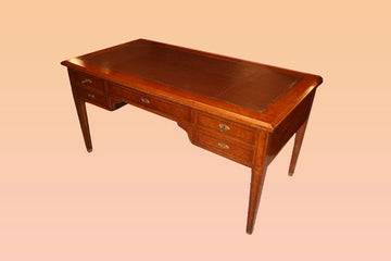 Spectacular French Louis XVI writing desk from the 1800s in briar and inlays