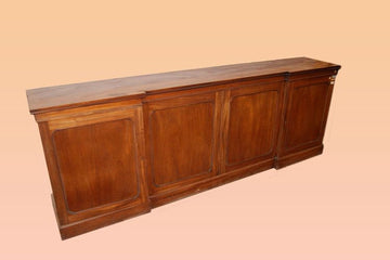 Grande credenza da 3 metri inglese del 1800 in mogano Vittoriana