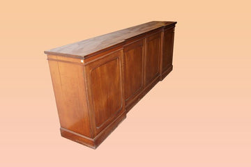 Grande credenza da 3 metri inglese del 1800 in mogano Vittoriana