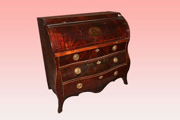 Stunning antique Vernis Martin Louis XV Painting Mahogany chest of drawers