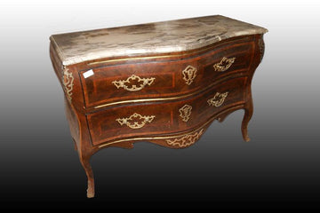 Stunning antique Italian Sicilian chest of drawers from the 1700s in Louis XV style