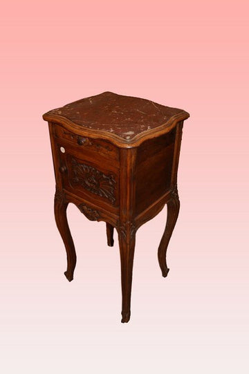 Pair of French Louis Philippe style bedside tables