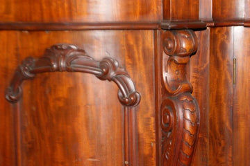 Antica grande credenza servante inglese del 1800 stile Vittoriano