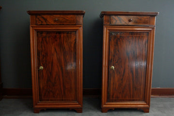 Pair of Charles X style bedside cabinets