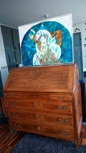 Majestic 700 French Bureau Writing desk in walnut