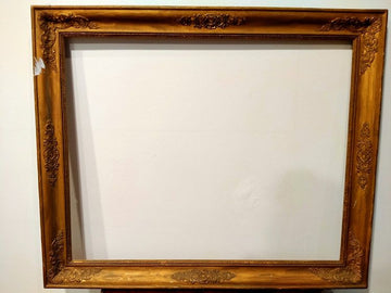 Antique French frame 1800 medium 83x69 / 69x56 carved 19th century