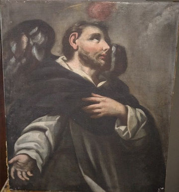 Olio su tela raffigurante San Vincenzo
