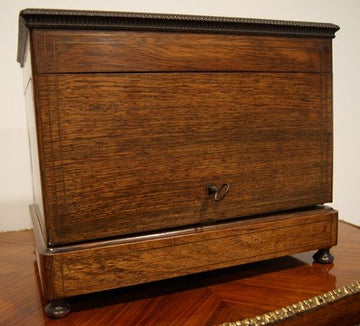 Antique French liqueur box from the 1800s Charles X in rosewood